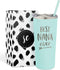 SassyCups Best Nana Ever Tumbler | 22 Ounce Engraved Mint Stainless Steel Insulated Travel Mug | Nana Tumbler | For Nana | World's Best Nana | New Nana | Nana Birthday | Nana To Be