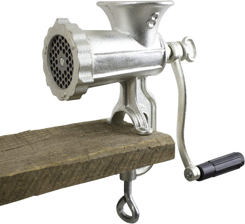 Chard HG-8 Meat Hand Grinder, No. 8, Silver