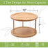Bellsal Lazy Susan 2 Tier Turntable Cabinet Organizer Spice Rack Removable Spinning Tray Organizer for Kitchen Cabinet 10 Inch 360 Degree