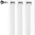 Amazon Basics Room Darkening Blackout Window Curtains with Grommets - 52 x 63-Inch, White, 2 Panels