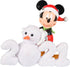 Hallmark Keepsake Christmas Ornament, Year Dated 2021, Disney Mickey Mouse A Year of Disney Magic Snowman