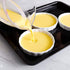 Sweese 505.001 Porcelain Ramekins Round Tart Pan Mini Fluted Quiche Dishes - 5 Ounce for Creme Brulee - Set of 6, 4.8 x 0.8 Inch, White