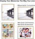 11x14 Picture Frame with Mat for 8x10, 8.5x11 Pictures, Antique Bronze Aluminum Metal Photo Frames for Landscape/Portrait/Poster/Prints/Arts, Wall Mounting or Tabletop Display (Brushed Bronze, 1-Pack)