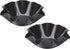 HIC Harold Import Tortilla Bowl Maker, Set of 2, Non-Stick Black Baking Pans