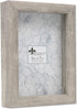Lawrence Frames Shadow Box Frame, 5x7, Natural Gray