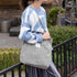 2Pcs Corduroy Tote Bags, Etercycle Women's Casual Shoulder Bag Big Capacity Reusable Grocery Handbags with Inner Pocket For Work Beach Lunch Travel And Shopping