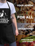 ApronMen, Just A Cape Apron, Professionally Printed Funny BBQ Grilling Aprons for Men - Adjustable One Size Fits All