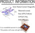 H&D HYALINE & DORA Standing Crystal Dragonfly with Diamond Ornament,Glass Animal Figurines Collectibles,Crystal Souvenir