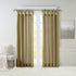 Madison Park Emilia Faux Silk Single Curtain with Privacy Lining, DIY Twist Tab Top, Window Drape for Living Room, Bedroom and Dorm, 50x95, Bronze