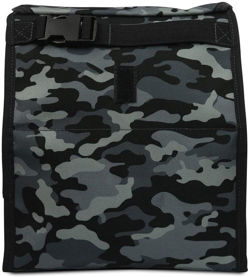 PackIt Freezable Lunch Bag with Zip Closure, Charcoal Camo