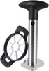 Newness Pineapple Corer and Slicer Tool, Durable Pineapple Core Remover with Upgraded Cutter & Reinforced Thicker Blade, Stainless Steel Kitchen Fruit Gadget for Diced Pineapple Rings, Black Handle