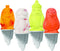 Tovolo Ice Pop, Flexible Silicone Freezer Molds Set of 4 Unique Penguins, Popsicle Makers With Reusable Sticks, Dishwasher-Safe & BPA-Free, White