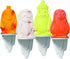 Tovolo Ice Pop, Flexible Silicone Freezer Molds Set of 4 Unique Penguins, Popsicle Makers With Reusable Sticks, Dishwasher-Safe & BPA-Free, White
