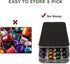 Coffee Pods Holder Storage Drawer for Nespresso Capsules, 40 Coffee Capsule Organizer Stand, Metal Storage Coffee Machine Base