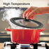 Universal Lid for Pots, Pans and Skillets - Tempered Glass Lid with Heat Resistant Silicone Rim Fits 11" - 12.5" Diameter Cookware, Replacement Lid for Frying Pan and Cast Iron Skillet (11"12"12.5")