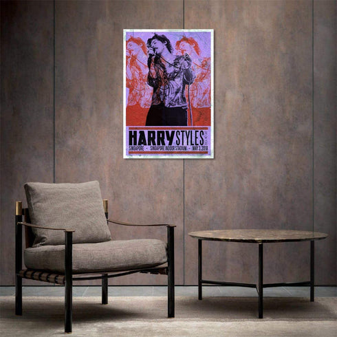 IXMAH Young Male Singer Music Art Prints Poster Bedroom Poster Decorative Painting Canvas Wall Art Living Room Posters Bedroom Painting (harry,16x24inch Unframed)
