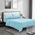 Mejoroom Full Bed Sheet Set - Super Soft Brushed Microfiber 1800 Thread Count Full Sheets with 15 inch Deep Pocket - Wrinkle Free - Breathable and Hypoallergenic - 4 Piece(Full, Aqua)