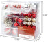 Homde Christmas Balls Ornaments 77ct (5.12inch -1.57inch) Includes Santa Claus Snowflakes for Xmas Tree Shatterproof Christmas Tree Decorations with Hanging Rope (Red & Gold) - Decoway Series