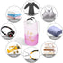 Laundry Basket, Roiroiko Waterproof 82L Large Collapsible Fabric Laundry Hamper, Foldable Clothes Storage Washing Bag Washing Bin with Alloy Handles for College Bathroom Travel (life pink)