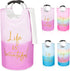 Laundry Basket, Roiroiko Waterproof 82L Large Collapsible Fabric Laundry Hamper, Foldable Clothes Storage Washing Bag Washing Bin with Alloy Handles for College Bathroom Travel (life pink)
