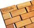 Natural Bamboo Wood Bath Mat - Bathroom Mats, Bathmats and Kitchen Rugs - Accessories for Bathtub, Sauna and Shower (Lattice, Standard 16x24 Inch)