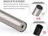SZXIMU Curtain Rod 5/8 Inch Single Drapery Rods for Windows with Diamond Pattern Finials, 48-86", Nickel