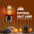 Himalyan Glow Himalayan Glow Natural Pillar Style Salt Lamp Night Light with Pink Salt Chunks | 360 Degree Rotatable Wall Plug,Nightlight Unique Lighting Ambiance
