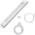 UltraPro 12in. Linkable LED Light Fixture, Selectable Brightness, Slim LED Strip Light, Under Cabinet Lighting, Kitchen Light, HI/OFF/LOW Switch, 44105 White