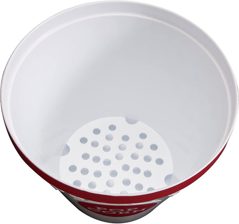 Hutzler Popcorn Bucket, Red Large