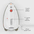 Sharper Image SI-755 Mini Steam Iron with Dual Voltage for Travel, White