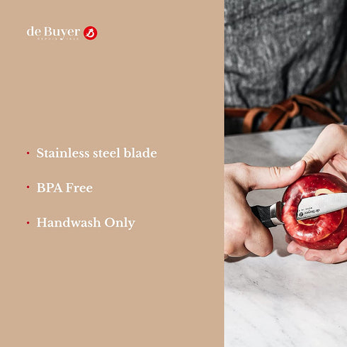 de Buyer - La Mandoline Revolution Julienne Blade - Replacement Julienne Blade for Revolution Mandoline Slicer - Stainless Steel Blade - 3 mm - Green