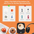 Kerjthu Coffee Mug Warmer, Smart Cup Warmer for Desk with Gravity-Induction & 3-Temperature Control, Black Beverage Warmer for Coffee, Tea, Milk, Tea Warmer Gift for Mother, Father