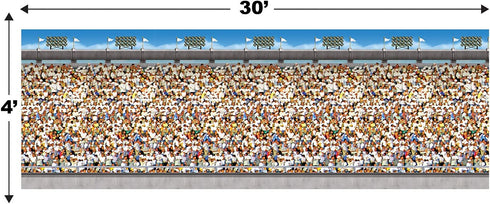 Upper Deck Stadium Backdrop Party Accessory (1 count) (1/Pkg)