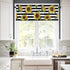 Sunflowers Valance Curtain for Windows, Farmhouse Black Stripes 54x18in Privacy Panel Rod Pocket Window Treatment Set, Summer Rural Sunflower Short Valances for Bathroom Kitchen Bedroom(1Pcs)