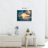 Hardy Gallery Ocean Wave Picture Wall Art: Tropical Seascape Sunset Canvas Prints for Office (16'' x 12'' x 1 Panel)