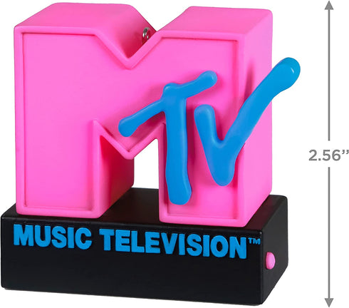 Hallmark Keepsake Christmas Ornament 2021, MTV Music Television I Want My MTV!, Light and Sound