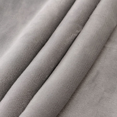 NANPIPER Baby Sherpa Blanket,Warm Toddler Throw Blanket,Soft Newborn Fleece Blanket for Winter (Light Grey,30x40 inches)