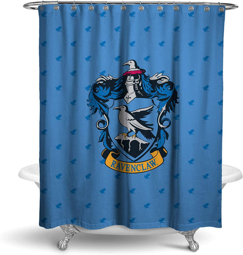 Robe Factory Harry Potter Ravenclaw Shower Curtain House Bathroom Decor with Hook Rings