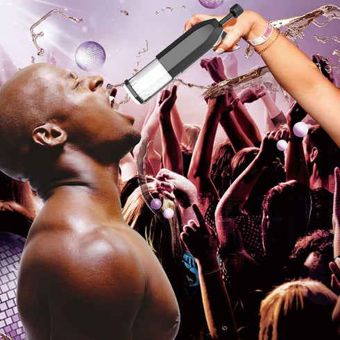 Alcohol Shot Gun, Bubbly Blaster Champagne Gun Shooter, Alcohol Gun Sprayer Alcohol Gifts for Epic Shot Party/ Bachelor Party - Load Your Favorite Alcohol, Aim, Shoot and Drink