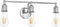 Aipsun Bathroom Light Fixtures Chrome Vanity Lighting Fixtures 3 Light Farmhouse Bathroom Vanity Lights (Exclude Bulb)