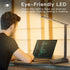 LED Desk Lamp, Colorsmoon 2 in 1 Dimmable Office Table Lamp with 35 Light Settings, Built-in Wireless Charger & USB Charging Port, Multifunctional, Perfect for Home Office/Living Use/Study/Read