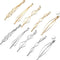 10 Pieces Bobby Pin Hair Pin Geometric Metal Hair Clip Hair Barrettes for Women Girl Minimalist Hair Decorative Wedding Dainty Accessories Headwear (Gold, Silver)