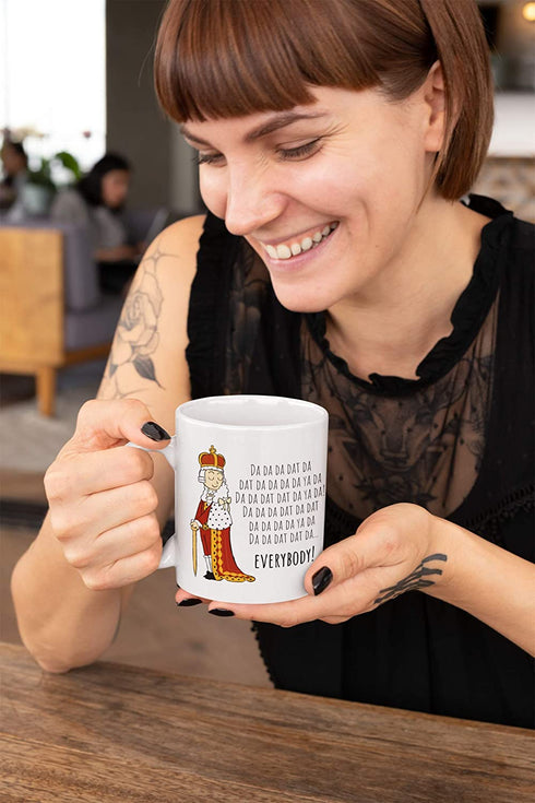 Da Da Da King George Hamilton Mug | Hamilton Merchandise - Hamilton Coffee Mug | Hamilton Musical Merchandise, Kids Mugs Hamilton Merch Gifts, Alexander Hamilton Cup (Hamilton Da Da)