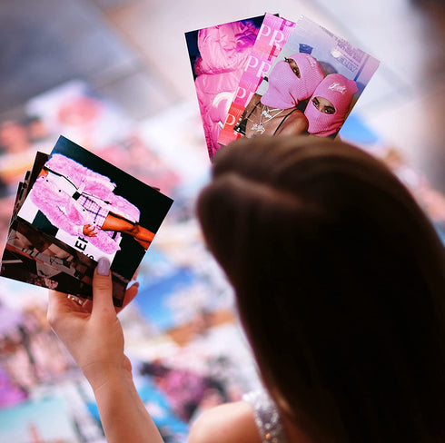 Wall Collage Kit 60 Pcs Aesthetic Photo Collage Dorm Trendy Pictures 4x6 inch