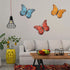 Juegoal Metal Butterfly Wall Art, Inspirational Wall Decor Sculpture Hanging for Indoor and Outdoor, 3 Pack