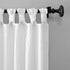 Archaeo 54874 Washed 100% Cotton Twist Tab Curtain, 52" x 84" Panel, White