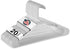 USA Made White Plastic Hangers 20 Pack Standard-Size Clothes Hangers with Notches Slim, Durable White Hangers for Clothing & Accessories Closet Organization Essentials for Home, Apartment, Dorm