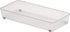 Spectrum Diversified Hexa 6" x 12" x 2" Buildup-Resistant Kitchen & Bathroom, Easy-to-Clean Kitchen Utensil Drawers, Desk Organizer Tray, 6 x 12, Clear Frost