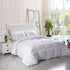 Utopia Bedding Down Alternative Comforter (Queen, White) - All Season Comforter - Plush Siliconized Fiberfill Duvet Insert - Box Stitched
