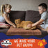 PETMAKER - 100% Waterproof Furniture Protector Pad Mat Quilted Cover, Shields Couch, Bed, and Sofa from Bedwetting, Stains, Spills, Accidents - Suitable for Pets, Kids, Adults (Brown) - 36x28
